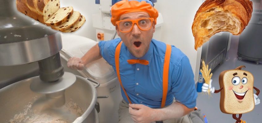 Blippi Visits the Bakery | Learn Healthy Eating for Children
