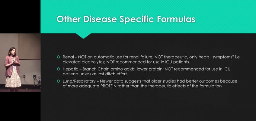 Choosing the Right Enteral Nutrition Formula – Ashley DePriest, MS, RD, LD, CNSC