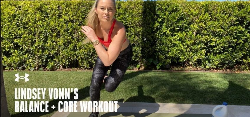 Lindsey Vonn’s Balance + Core Workout