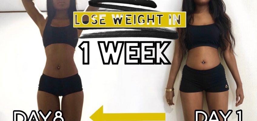 HOW I LOST 15 POUNDS IN ONE WEEK | Lose weight fast Diet Journey