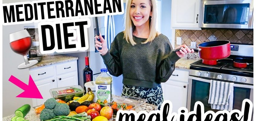 MEDITERRANEAN DIET WHAT I EAT IN A DAY! 🥒🍷🍕HEALTHY LIFESTYLE + WEIGHT LOSS MEAL IDEAS | Brianna K