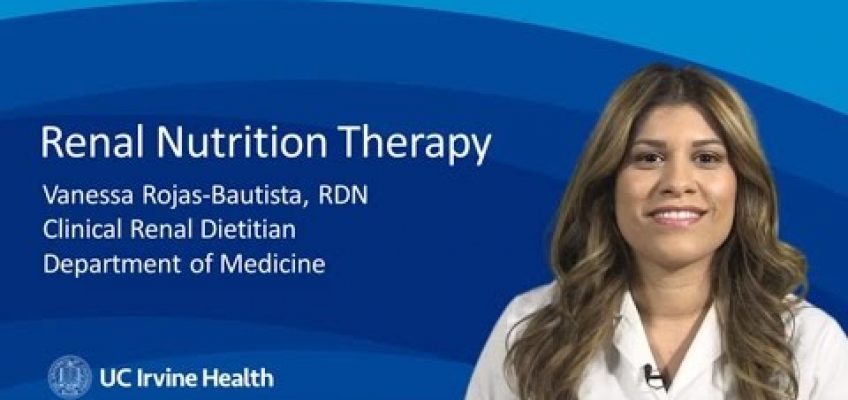 Renal nutrition therapy for kidney disease