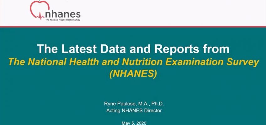 The Latest Data Release and Reports from the National Health and Nutrition Examination Survey