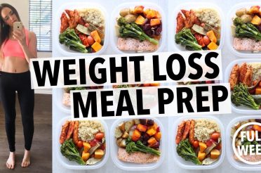 WEIGHT LOSS MEAL PREP FOR WOMEN (1 WEEK IN 1 HOUR)