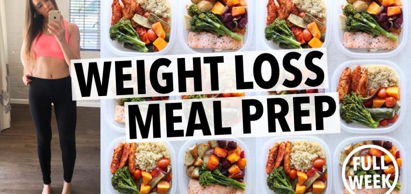 WEIGHT LOSS MEAL PREP FOR WOMEN (1 WEEK IN 1 HOUR)