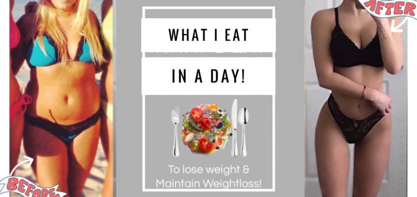 WHAT I EAT IN A DAY to lose weight | healthy weight loss | Taylor Bee