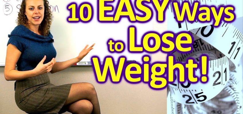 10 EASY Ways to Lose Weight & Get Healthy! Weight Loss Tips, How to Diet, Food, Health Coach