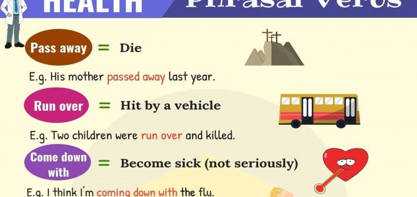 18 Useful Phrasal Verbs for Health, Sickness and Fitness in English with Example Sentences