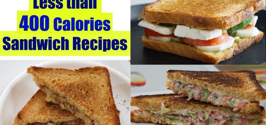 4 Healthy Sandwich Recipes | Weight Loss Recipes | Healthy Breakfast Ideas in Hindi