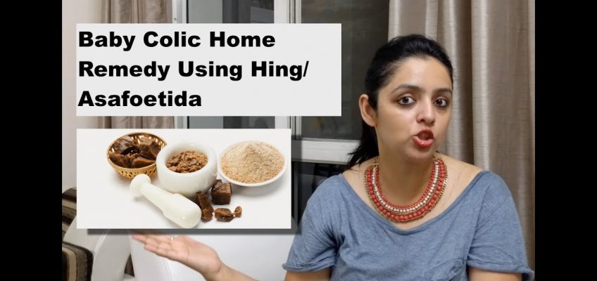 Baby colic problem home remedy using Hing/Asafoetida