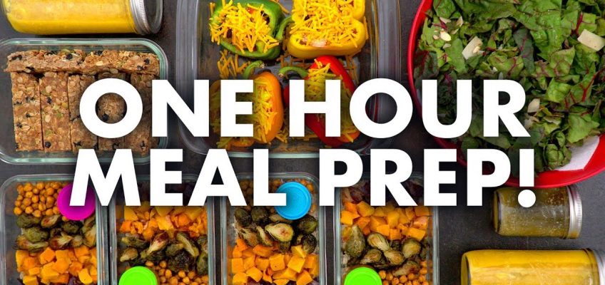 Easy Healthy Meal Prep for the Week in 1 HOUR!