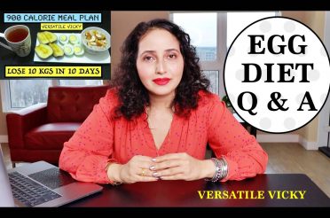 Egg Diet For Weight Loss | Versatile Vicky Egg Diet | HOW TO LOSE WEIGHT FAST 10Kg in 10 Days