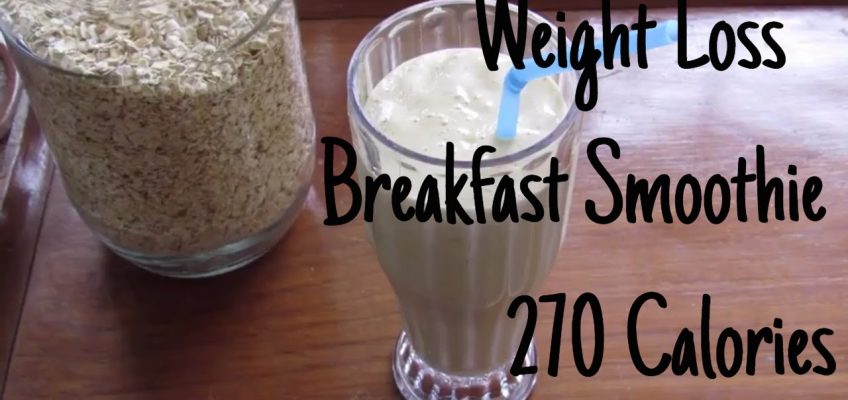 Fast Diet Weight Loss Smoothie- 270 Calories Fat Burning Breakfast Oats Smoothie – Fat Cutter Drink
