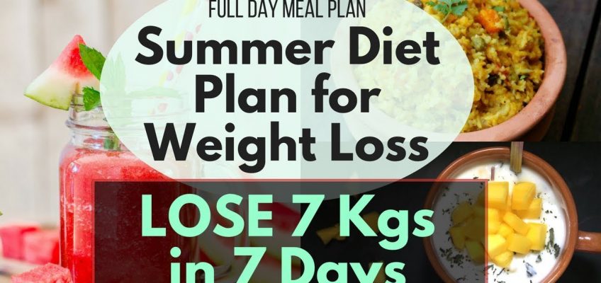 Full Day Diet/Meal Plan for Summer Part II | Weight Loss Diet Plan for Summer | Lose 7 Kgs in 7 Days
