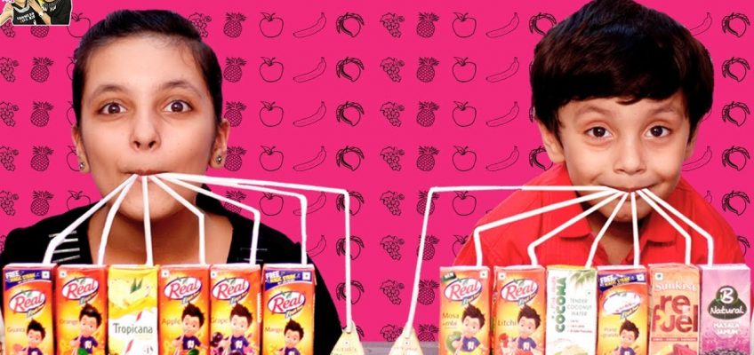 JUICE CHALLENGE | Healthy Eating Moral Story #Fun | Aayu and Pihu Show