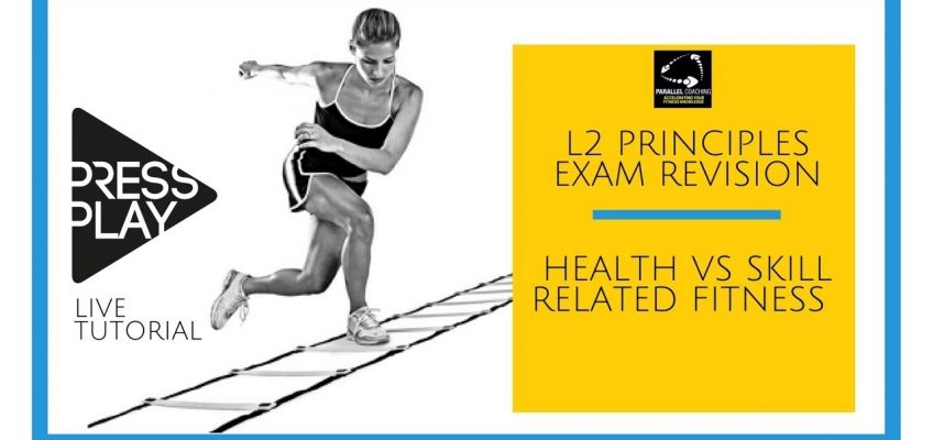 [L2 Principles Exam] Health and Skill Related Fitness Components