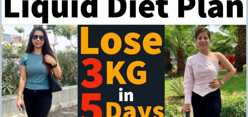 Liquid Diet Plan for Weight Loss | How To Lose Weight Fast 3 KG In 5 Days | Fat to Fab Drinks