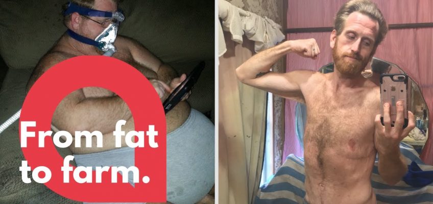 Obese man loses 350 pounds by eating healthy food grown on his farm | SWNS