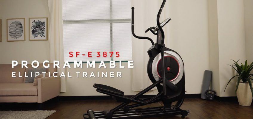 Programmable Elliptical Trainer SF- E3875 | Sunny Health & Fitness