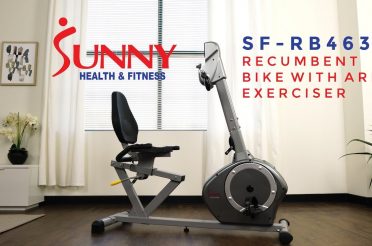 Sunny Health & Fitness SF-RB4631 Recumbent Bike with Arm Exerciser