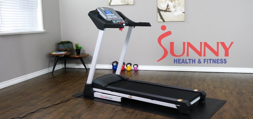 Sunny Health & Fitness SF-T7515 Smart Treadmill with Auto Incline