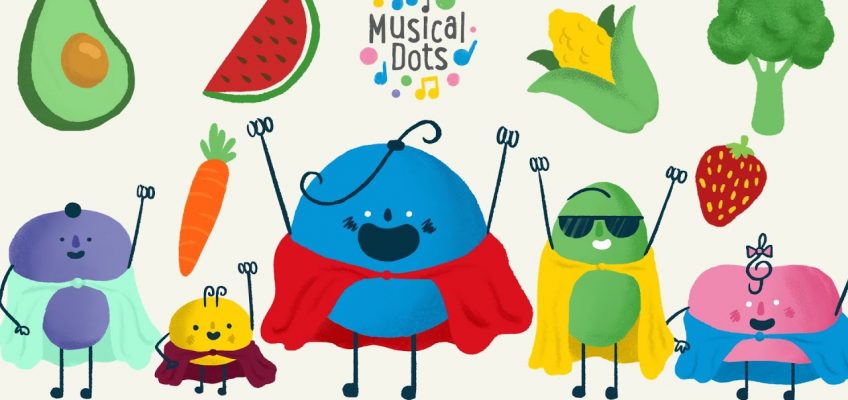 Superfood (Fruit and Vegetables) Song | Pop Songs for Kids | Healthy Eating | Musical Dots