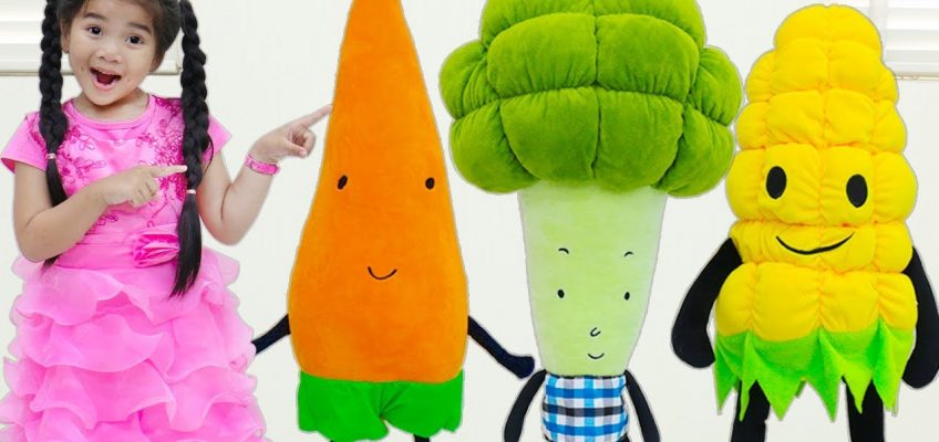 Suri Pretend Play Learning to Eat Vegetables | Healthy Eating Video