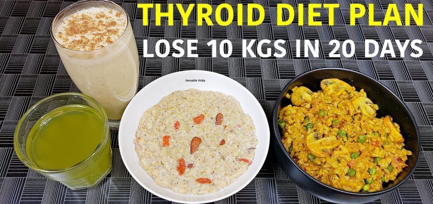 Thyroid Veg Diet for Weight Loss | Vegetarian Thyroid Diet | PCOD/PCOS Diet for Weight Loss