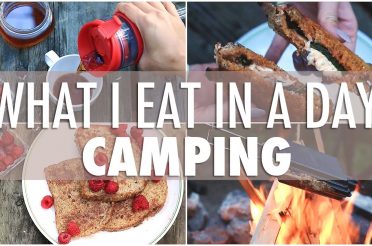 WHAT I EAT IN A DAY while Camping | EASY & Healthy Meals
