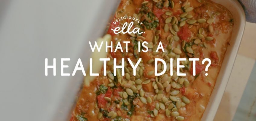 What Is a Healthy Diet & A Curried Squash & Lentil Bake | Deliciously Ella