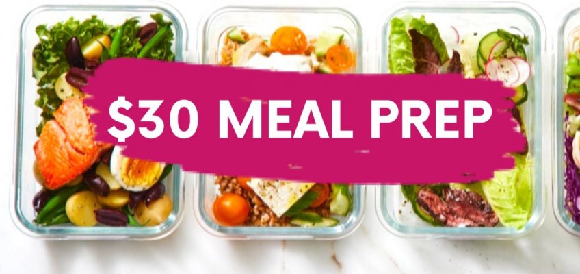 $30 MEAL PREP FOR THE WEEK (EASY WEIGHT LOSS MEALS)