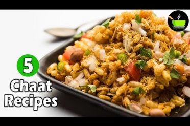 5 Chaat Recipes | Diet Recipes | Healthy Chaat Recipes For Weight Loss | Easy Snacks Recipe | Chaat