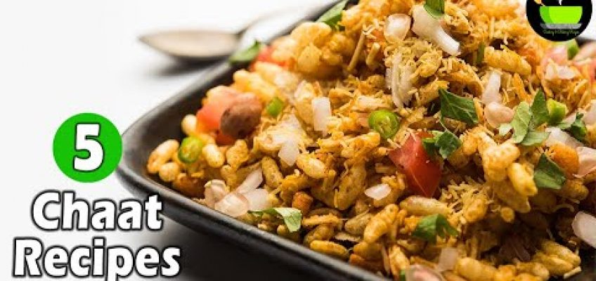 5 Chaat Recipes | Diet Recipes | Healthy Chaat Recipes For Weight Loss | Easy Snacks Recipe | Chaat