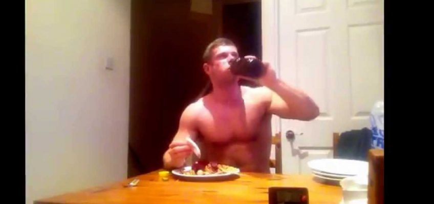 6lb healthy eating challenge Round 2 (man vs food style) 22 min