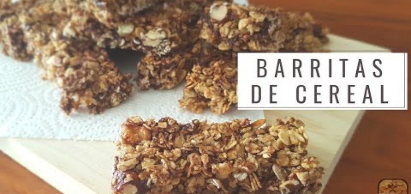 BARRITAS DE CEREAL – HEALTHY FOOD. VICKY C.