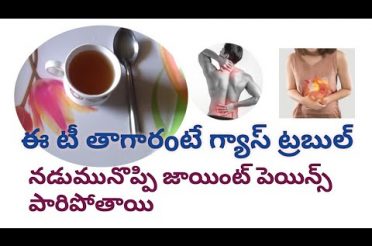 Best home remedy for gastric problems and back pains joint pains