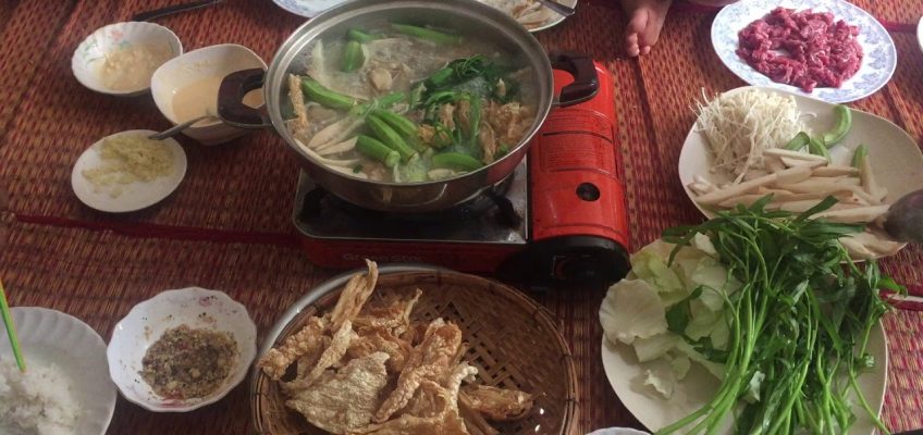 Eating Soup With Family At Home – Best And Healthy Food Ever – Beef Soup With Fresh Vegetables