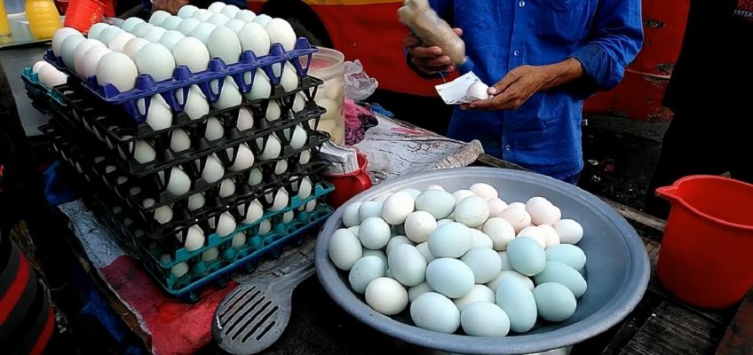 Eggs & Lassi Street Healthy Food | Popular Yummy Food Boiled Egg Shiddo Dim Delicious Street Food