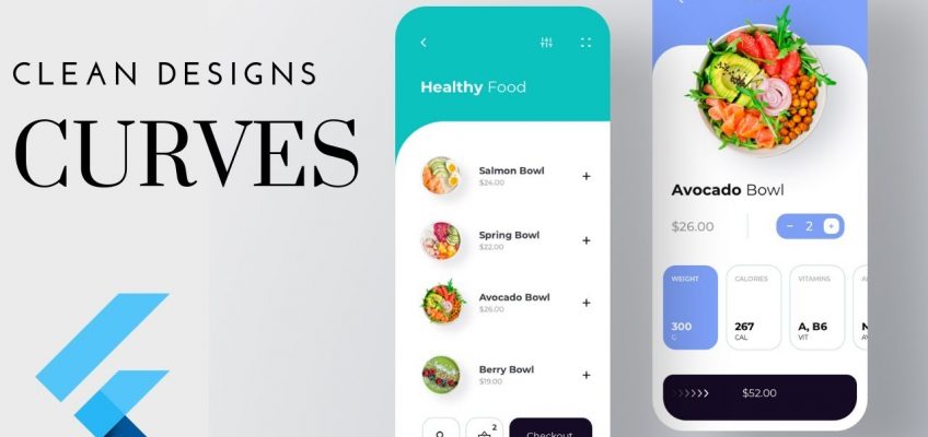 FlutterUI – Minimal Designs – Nutrition app