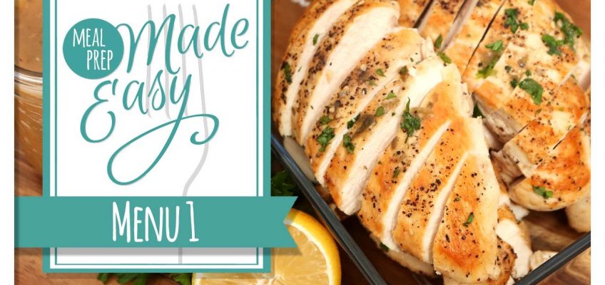 Healthy Meal Prep | Menu 1