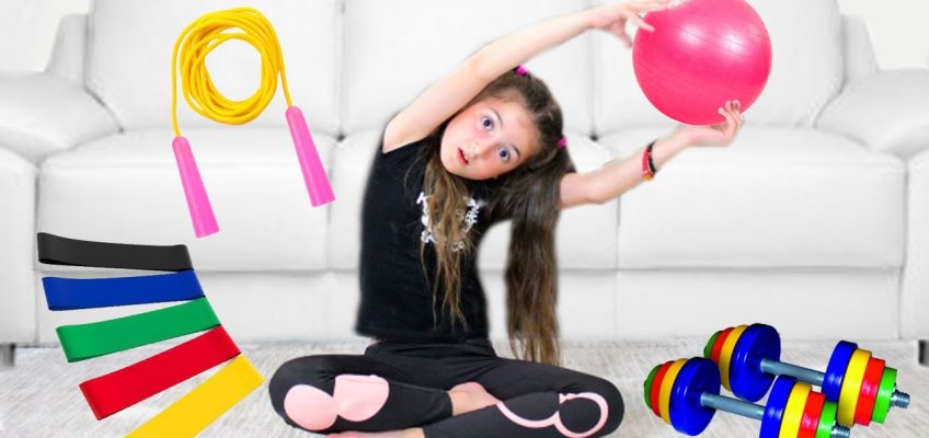 Masha wants to be Slim, Exercises and eats Healthy food