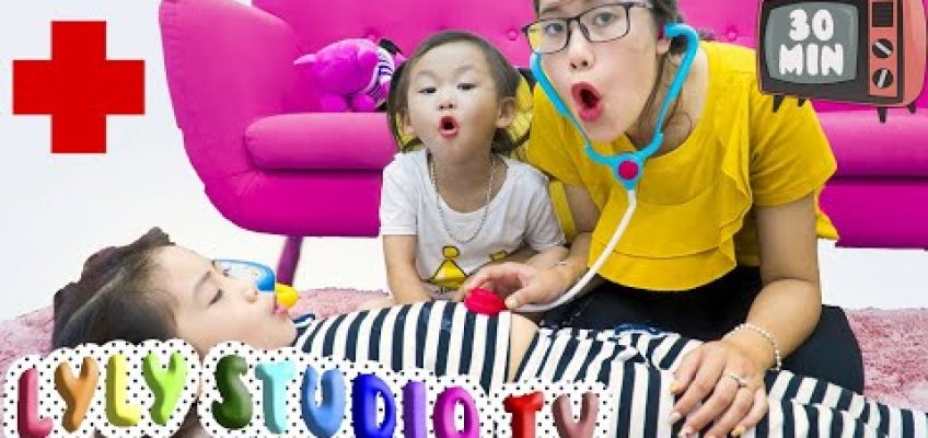 Mom taught Bona and Jannie to eat Healthy Food | 핑크 퐁, 슬라임 / 레인보우 생일 케이크 만들기