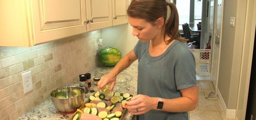 Need A Healthy Meal Idea In A Pinch? Try Danielle Busby’s Chicken And Vegetable Bake!