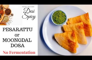Pesarattu | Moong  dal dosa | Weightloss Diet | Crispy and Healthy | No Fermentation |
