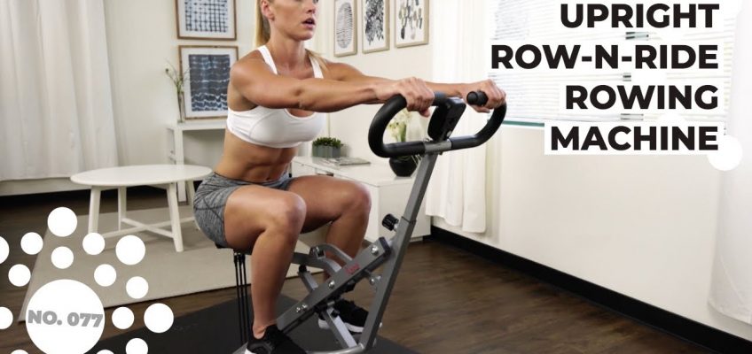 Sunny Health & Fitness No.077 Upright Row-N-Ride Trainer