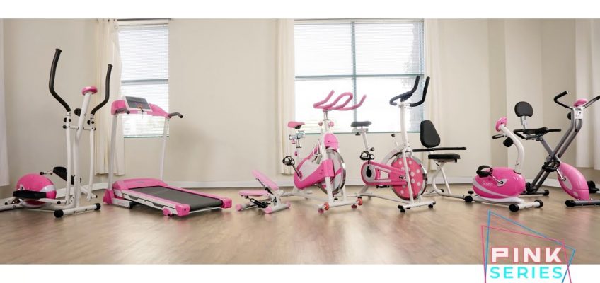 Sunny Health & Fitness Pink Series Fitness Equipment