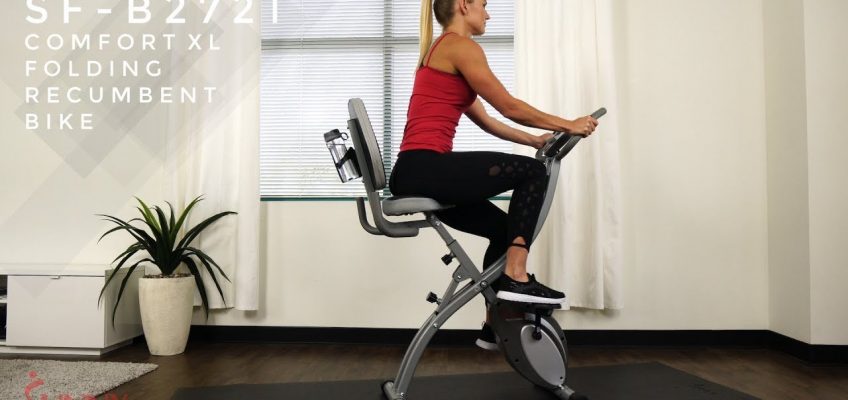 Sunny Health & Fitness SF-B2721 Comfort XL Folding Recumbent Bike