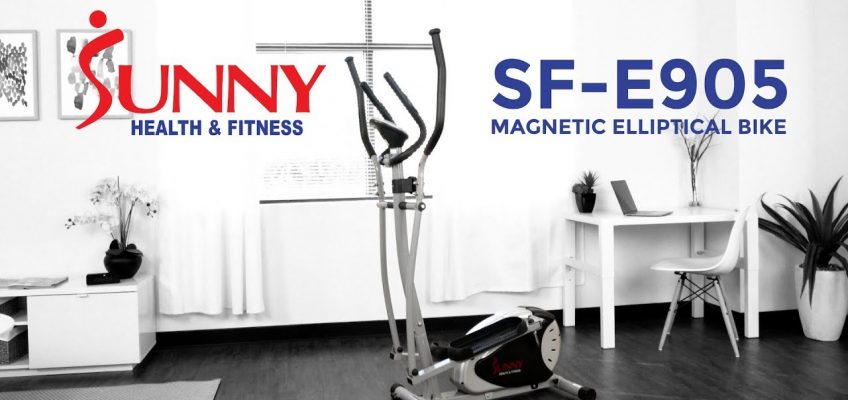 Sunny Health & Fitness SF-E905 Magnetic Elliptical Bike