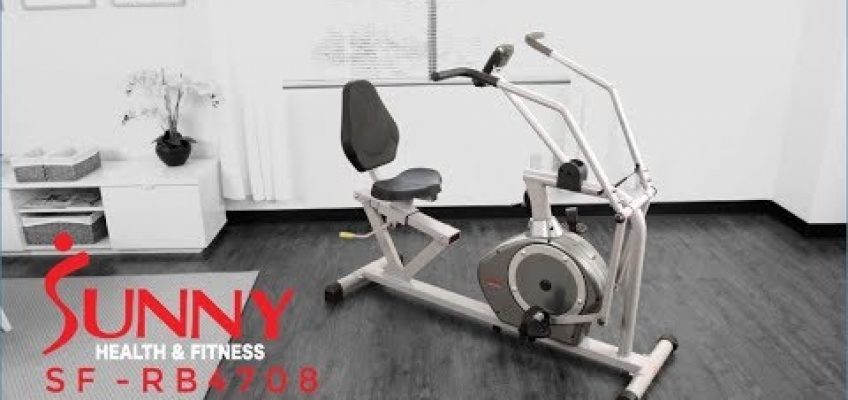 Sunny Health & Fitness SF- RB4708 Cross Training Recumbent Bike