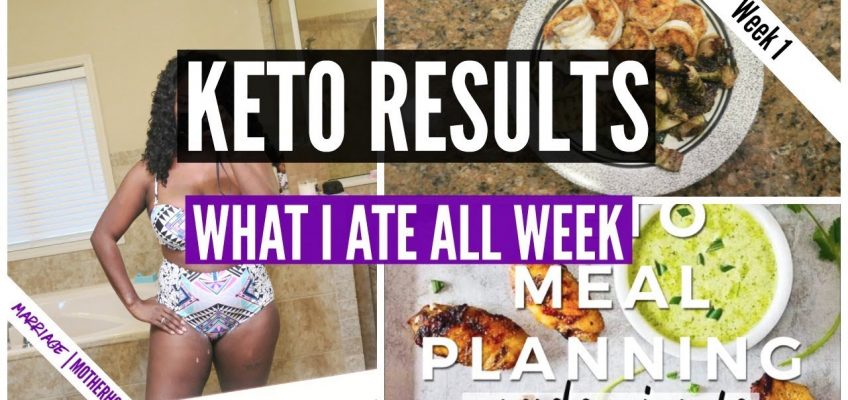 THE KETO DIET WEIGHTLOSS RESULTS | HOW MUCH WEIGHT DID I LOSE | WHAT i ATE ALL WEEK